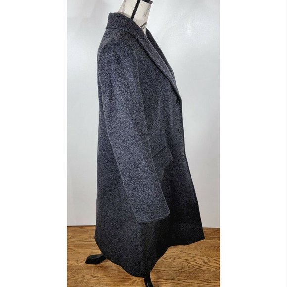 Madewell Emery Car Coat, Heather Grey, Women's Size 10, NWOT - Picture 3 of 7